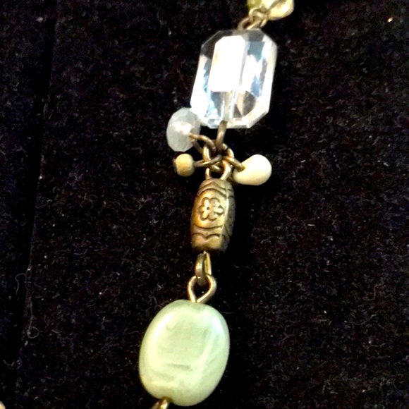 Elegant Brown and Gold Women's Necklace - Picture 5 of 5